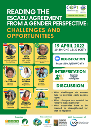 "Reading the Escazú Agreement from a gender perspective: challenges and opportunities"