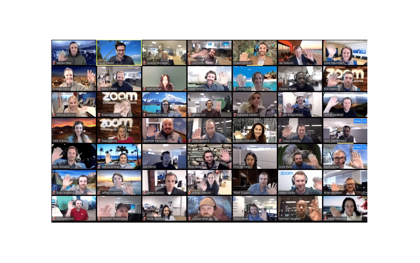 Virtual networking: An unexpected benefit of the lock down.   