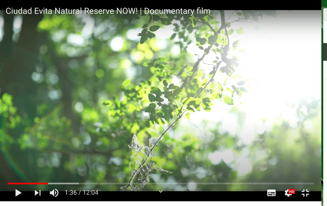 Ciudad Evita Natural Reserve NOW! 