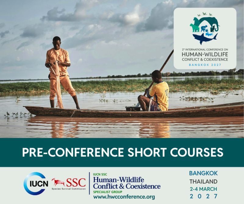Short courses at the 2nd International Conference on Human-Wildlife Conflict and Coexistence